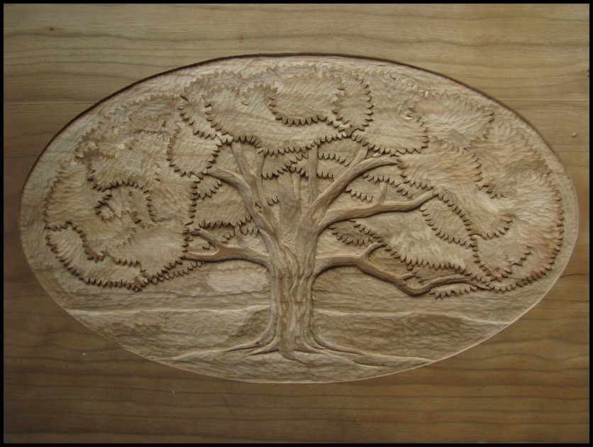Relief Wood Carving