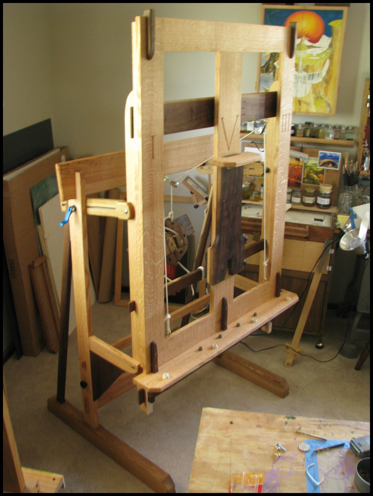 Build Woodworking Easel Plans DIY 1 sheet plywood projects ...