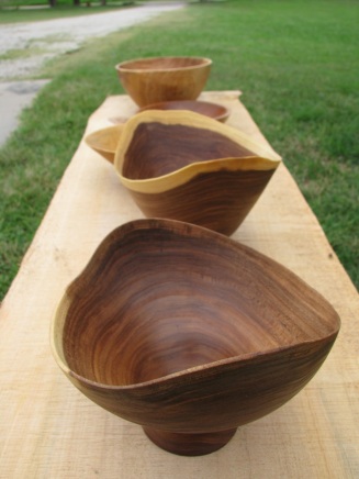 elm ntural edge bowls